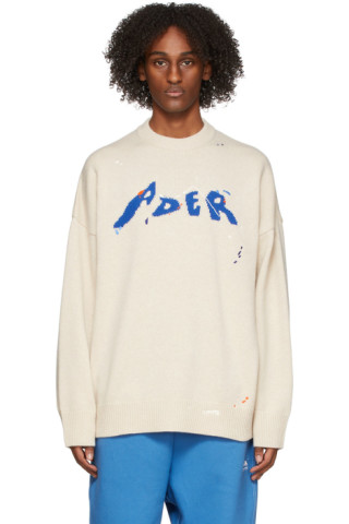 Beige Admore Crewneck by ADER error on Sale