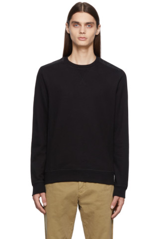 Belstaff: Black Jarvis Sweatshirt | SSENSE Canada