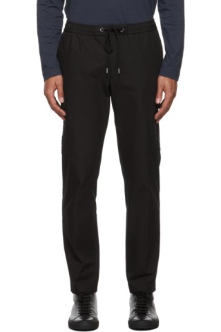 Black Banks Cargo Pants by Boss on Sale