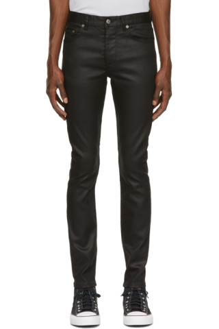 Ksubi: Black Waxed Chitch Jeans | SSENSE