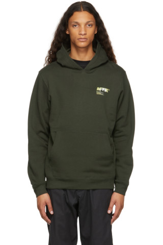 AFFXWRKS: Green A.I. Standardised Logo Hoodie | SSENSE