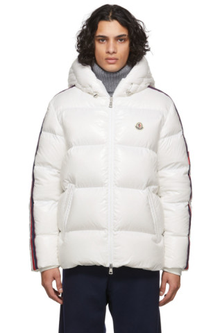 Moncler: White Dincer Down Jacket | SSENSE