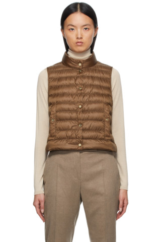 Max Mara: Down Quilted Trej Vest | SSENSE UK