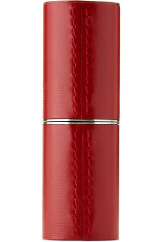 Leather Lipstick Keeper: Red