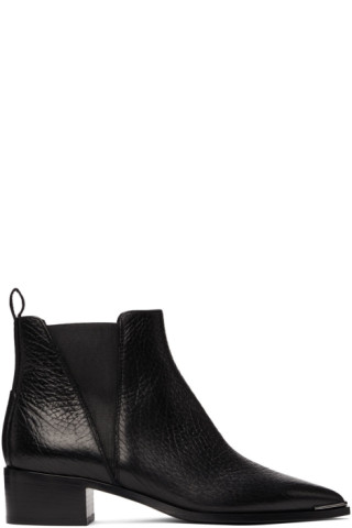 Black Jensen Chelsea Boots by Acne Studios on Sale