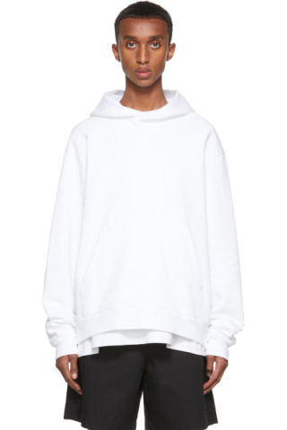 White Graphic Hoodie by Acne Studios on Sale