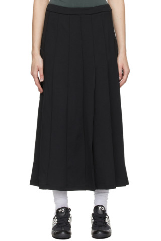 Black Classic Track Skirt by Y-3 on Sale