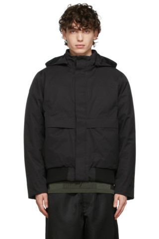 Y-3: Black Down Harrington Jacket | SSENSE