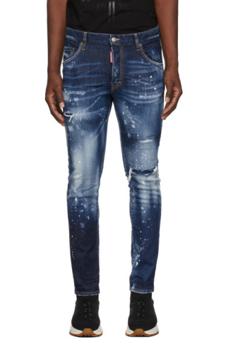 Dsquared2: Snowboard Wash Skater Jeans | SSENSE