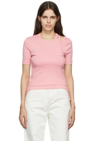 helmut lang shirt pink