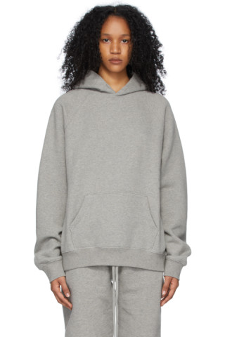 kr3w original heather grey pullover hoodie