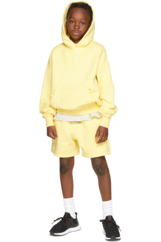 Kids Yellow Fleece Hoodie | SSENSE