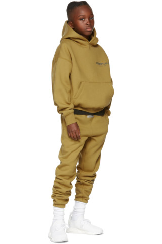 Essentials hoodie khaki clearance