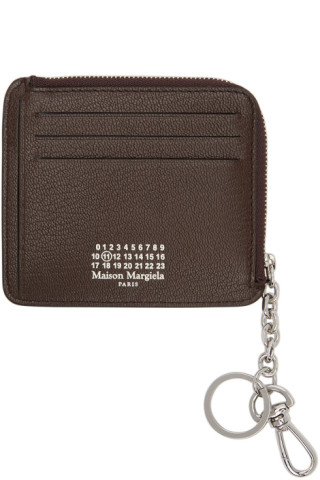 Maison Margiela: Brown Keychain Wallet | SSENSE