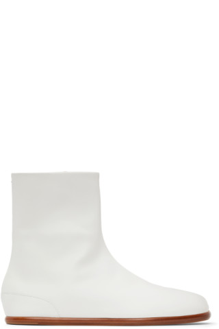 margiela flat tabi boots