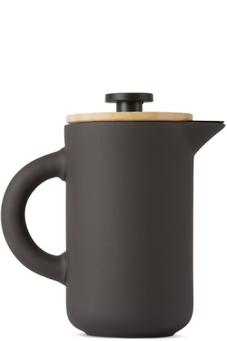 Black Theo French Press by Stelton | SSENSE