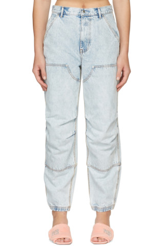 Alexander Wang: Double Front Carpenter Jeans | SSENSE
