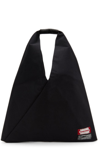 MM6 Maison Margiela: Black Eastpak Edition Japanese Tote Bag | SSENSE