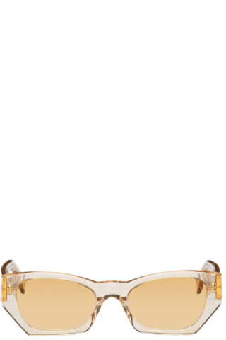 RETROSUPERFUTURE: Beige Amata Sunglasses | SSENSE Canada