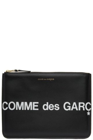 Comme des Garçons Wallets Huge Logo Leather Tote