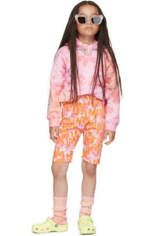 Kids Worldwide: SSENSE Exclusive Pink Hearts Sweatshirt