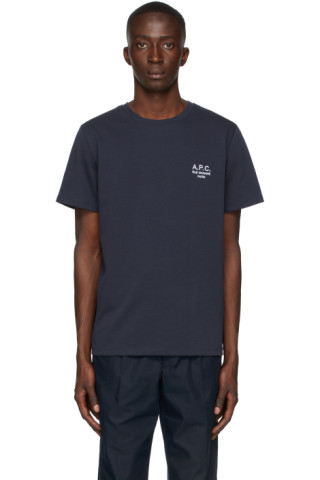 Navy Raymond T-Shirt by A.P.C. on Sale
