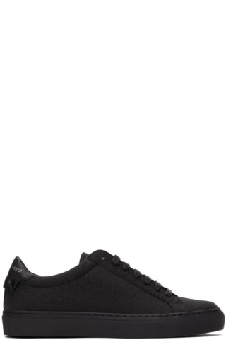 Black Glitter 4G Urban Knots Sneakers by Givenchy on Sale