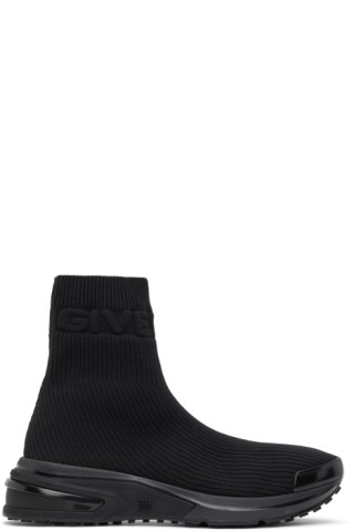 Givenchy: Black GIV 1 Sock Sneakers | SSENSE