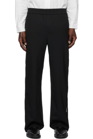 C2H4: Black Coherence Track Pants | SSENSE Canada