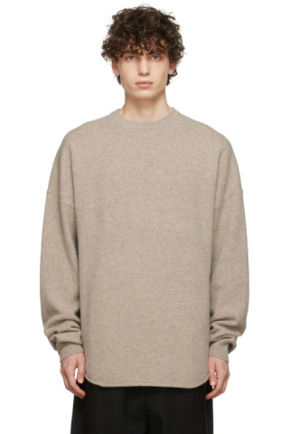 extreme cashmere - Beige N°53 Crew Hop Sweater extreme cashmere - Beige N°53 Crew Hop Sweater
