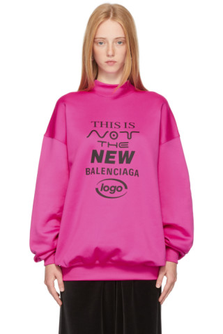 balenciaga sweatshirt mens pink