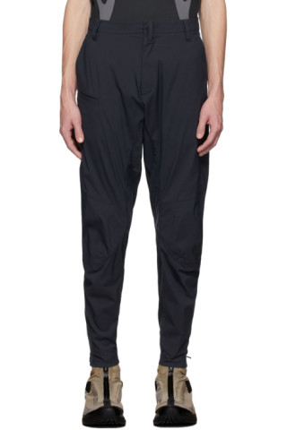 ACRONYM: Navy P10-E Articulated Trousers | SSENSE