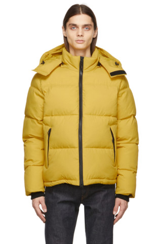 adidas yellow puffer jacket