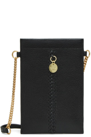 See by Chloé Black Tilda Flat Phone Pouch