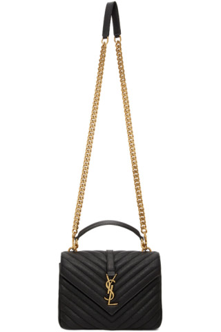 ysl college bag gold hardware