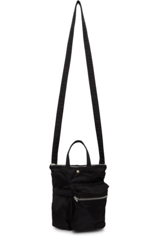 sacai: Black Porter Edition Pocket Tote | SSENSE