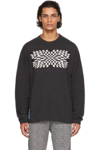 MCQ - Grey Wool Logo Sweatshirt MCQ - Grey Wool Logo Sweatshirt