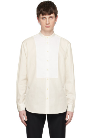 3MAN: White Evening Shirt | SSENSE
