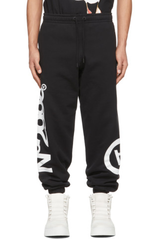 Black 'No2986' Lounge Pants by Aitor Throup’s TheDSA on Sale