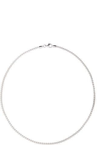 Hatton Labs: Silver Rope Chain Necklace | SSENSE Canada