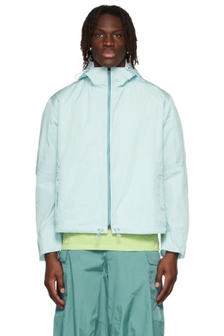 SSENSE Exclusive Blue Ice Jacket by RK on Sale