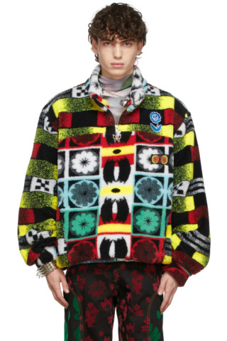 Chopova Lowena: SSENSE Exclusive Petzi Multi Fleece Pullover Sweater ...