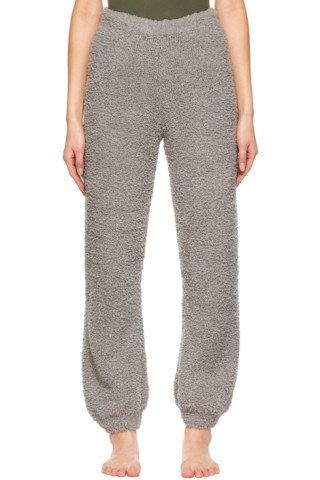 SKIMS: Grey Cozy Knit Jogger Lounge Pants | SSENSE Canada