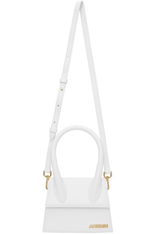 Jacquemus: White La Montagne 'Le Chiquito Moyen' Bag | SSENSE