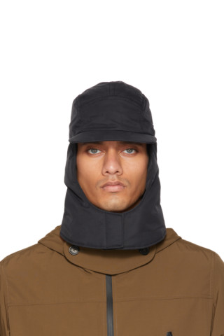 Jacquemus: 黑色 La Casquette Cagoule 棒球帽 | SSENSE