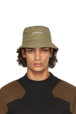 Green La Montagne 'Le Bob Picchu' Bucket Hat by Jacquemus on Sale