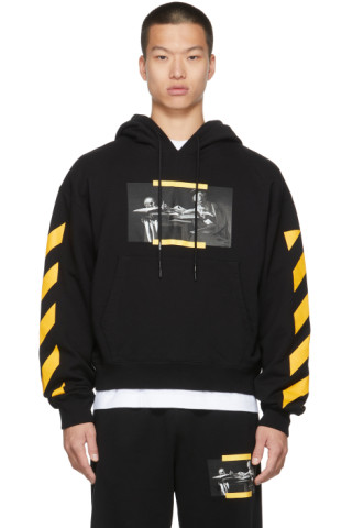 Black Caravaggio Painting Over Hoodie by Off-White on Sale