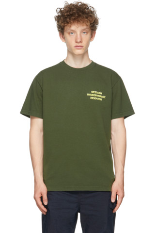 WESTERN HYDRODYNAMIC RESEARCH: Green Uniform Double Vision Logo T-Shirt ...