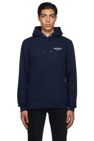 Harmony: Navy Tennis Club Classic Hoodie | SSENSE