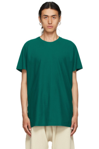 Homme Plissé Issey Miyake: Green Release-T 1 T-Shirt | SSENSE